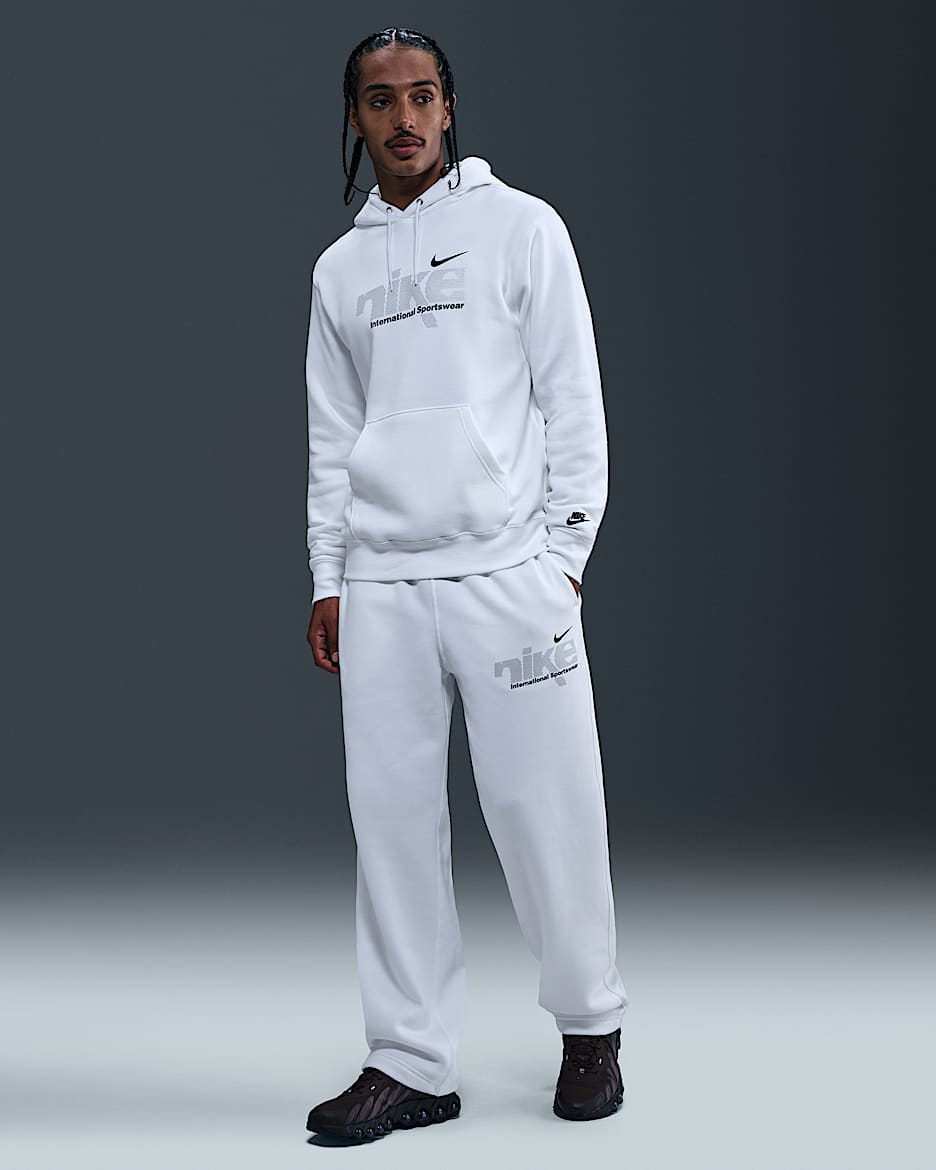 Nike Sportswear Club Men's Bungee Pants - White/Metallic Silver