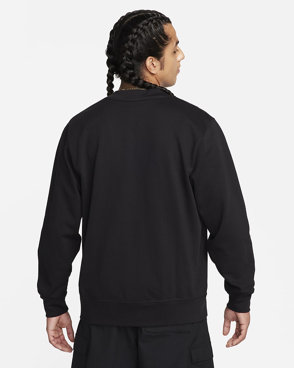 Cárdigan Fairway de tejido Knit para hombre Nike Club - Negro/Blanco