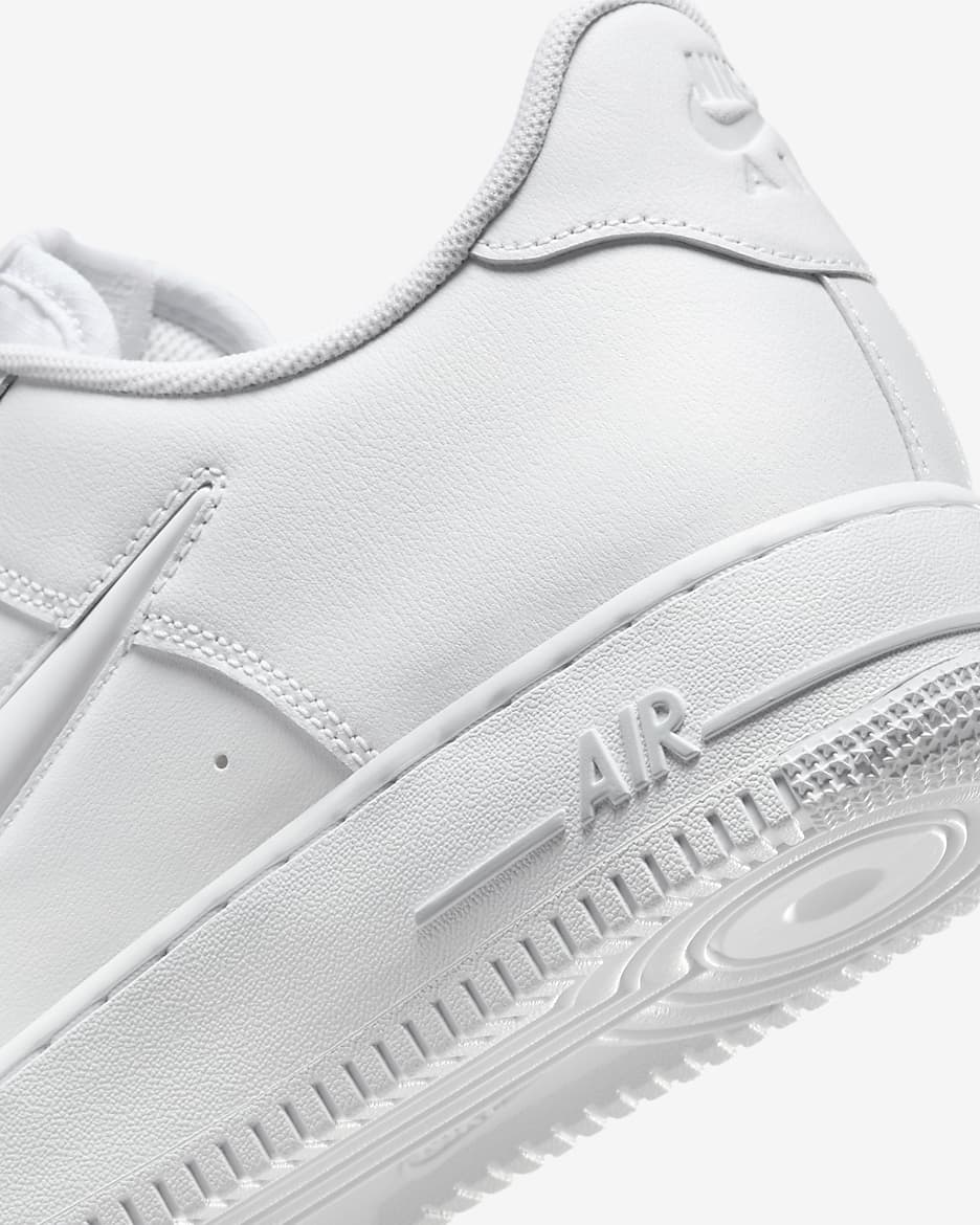 Nike Air Force 1 Zapatillas - Hombre - Blanco/Dark Smoke Grey