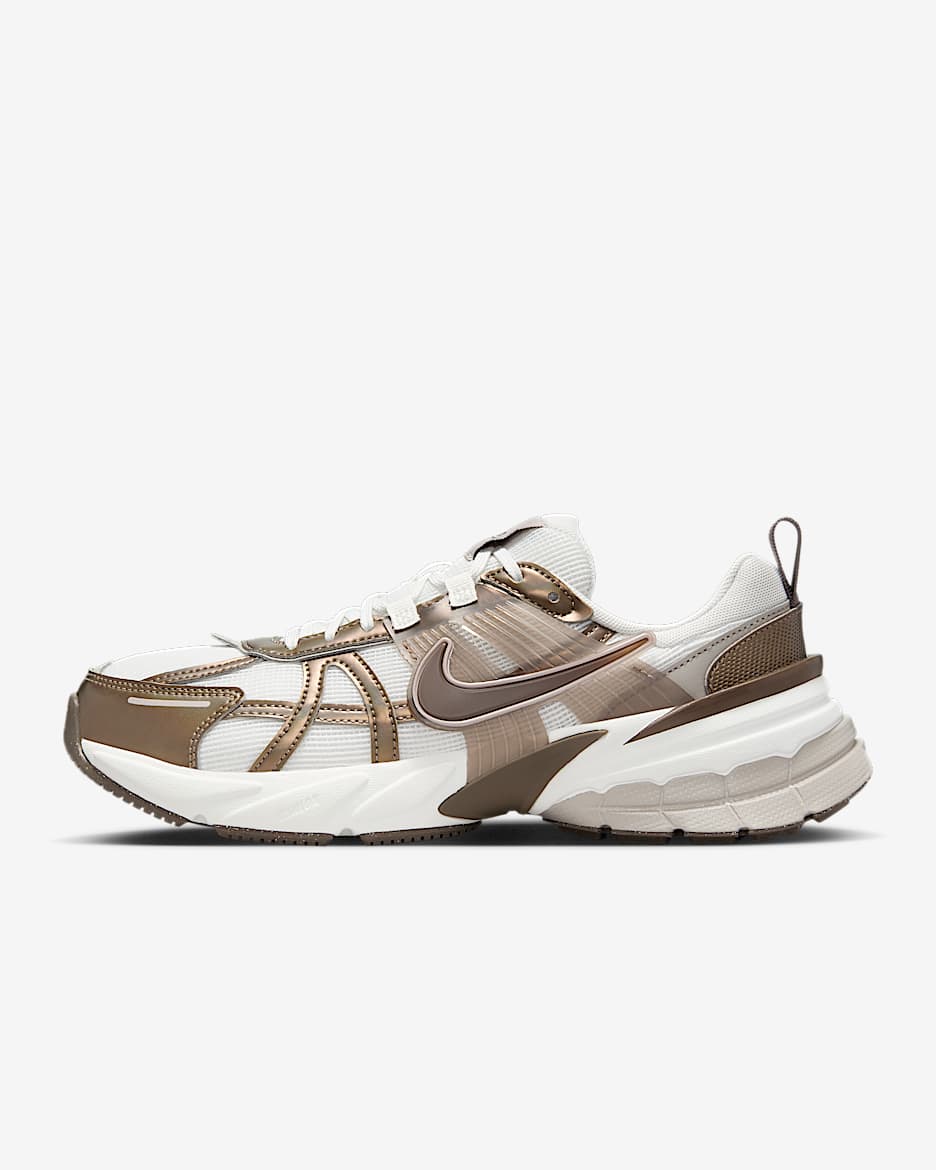 Nike V2K Run damesschoenen - Mink Brown/Summit White/College Grey/Ironstone