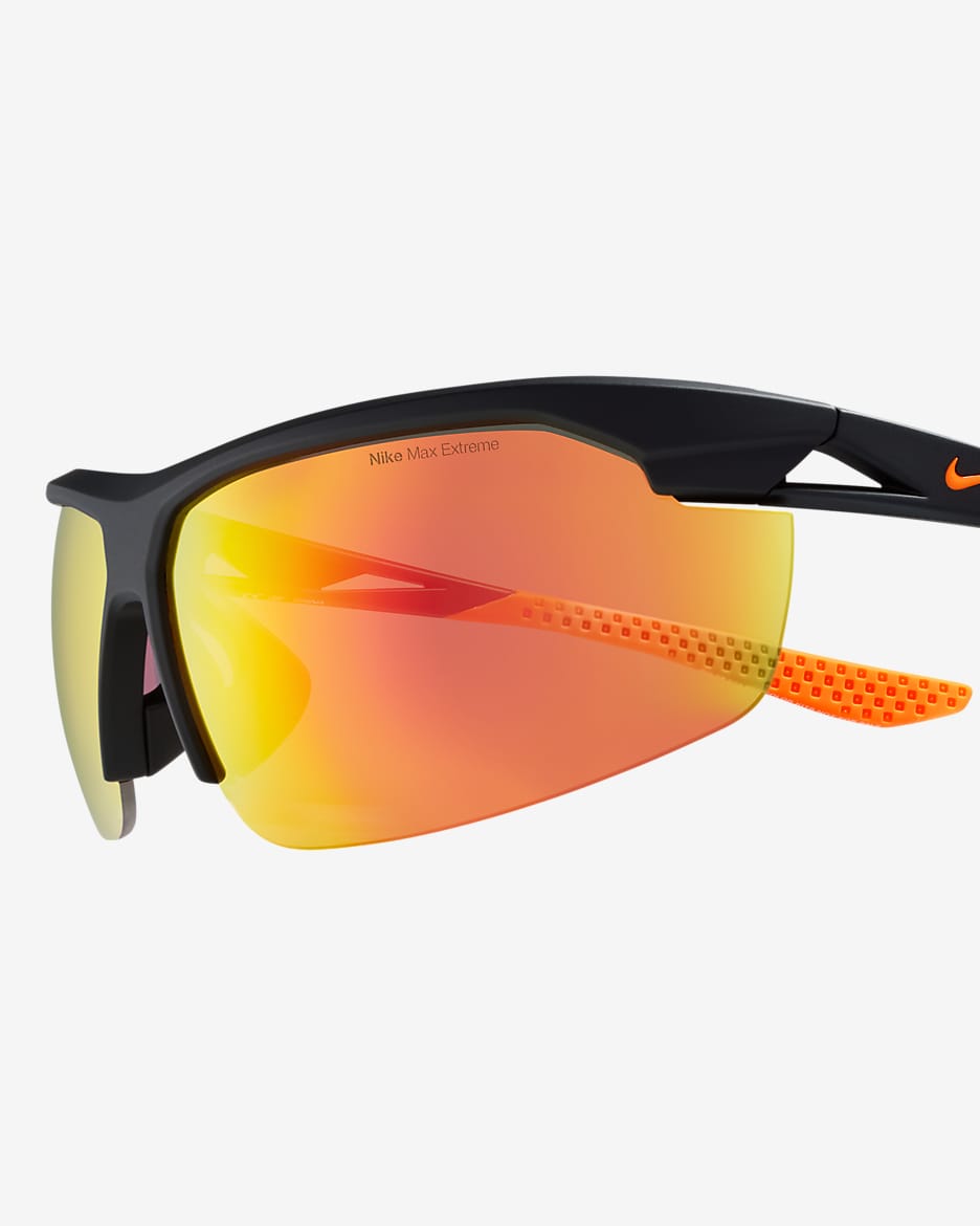 Okulary przeciwsłoneczne Road Tint Nike Windtrack - Czerń/Total Orange