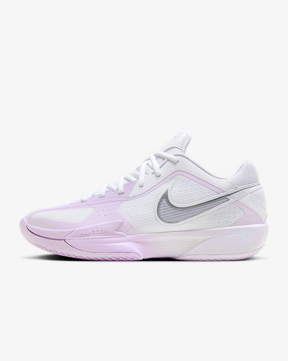 Nike G.T. Cut Cross EP Basketball Shoes - White/Barely Grape/Pink Foam/Light Smoke Grey