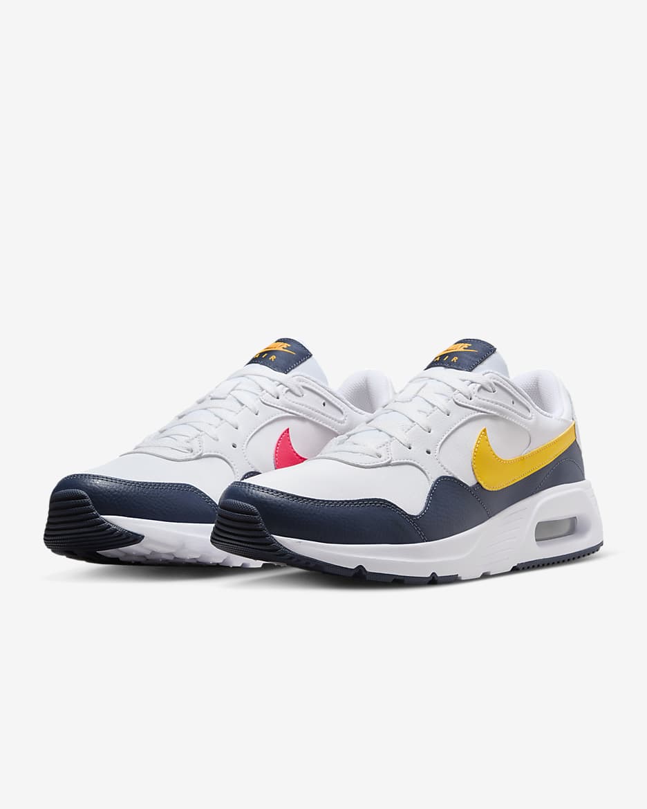 Nike Air Max SC Men's Shoes - White/Thunder Blue/Racer Pink/Laser Orange