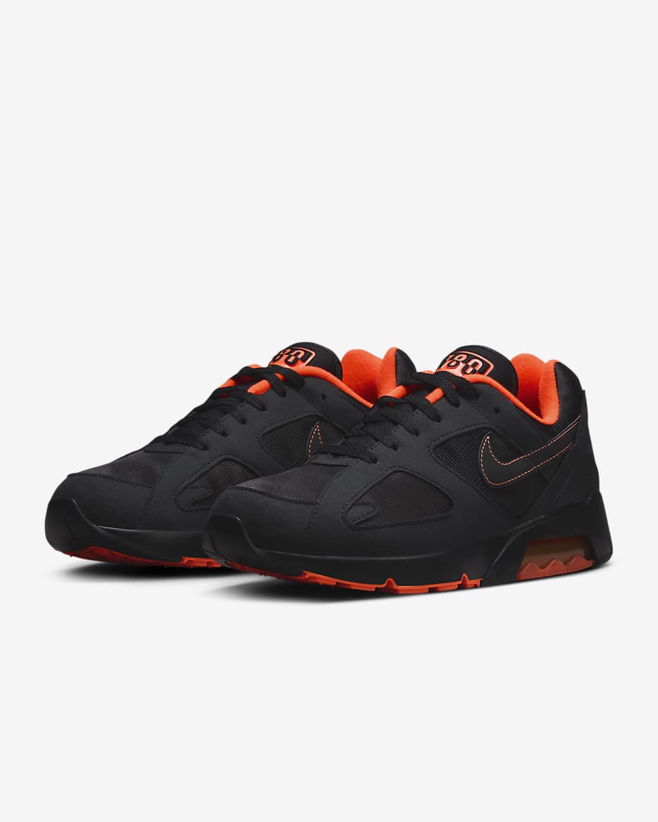 Nike Air 180 Men's Shoes - Black/Hyper Crimson/Black