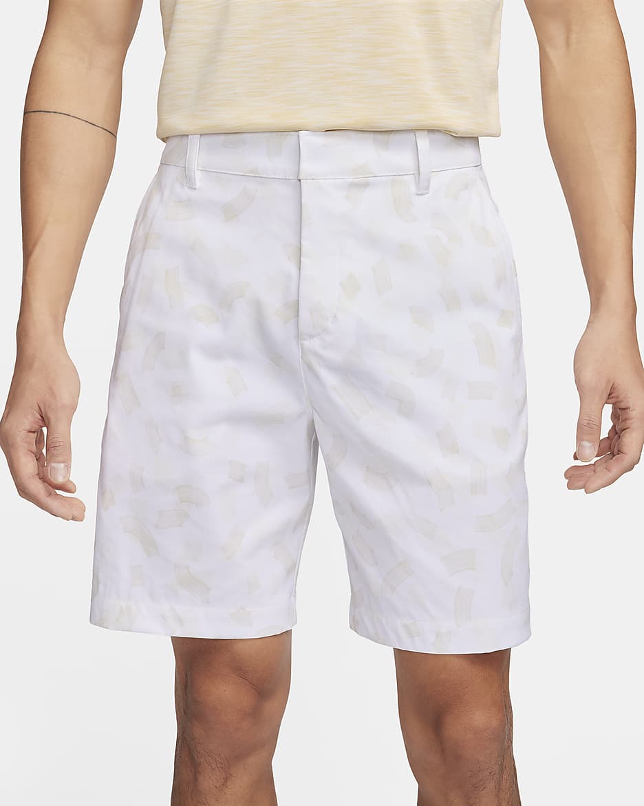 Golfshorts i chinosmodell Nike Tour 20 cm för män - Vit/Svart