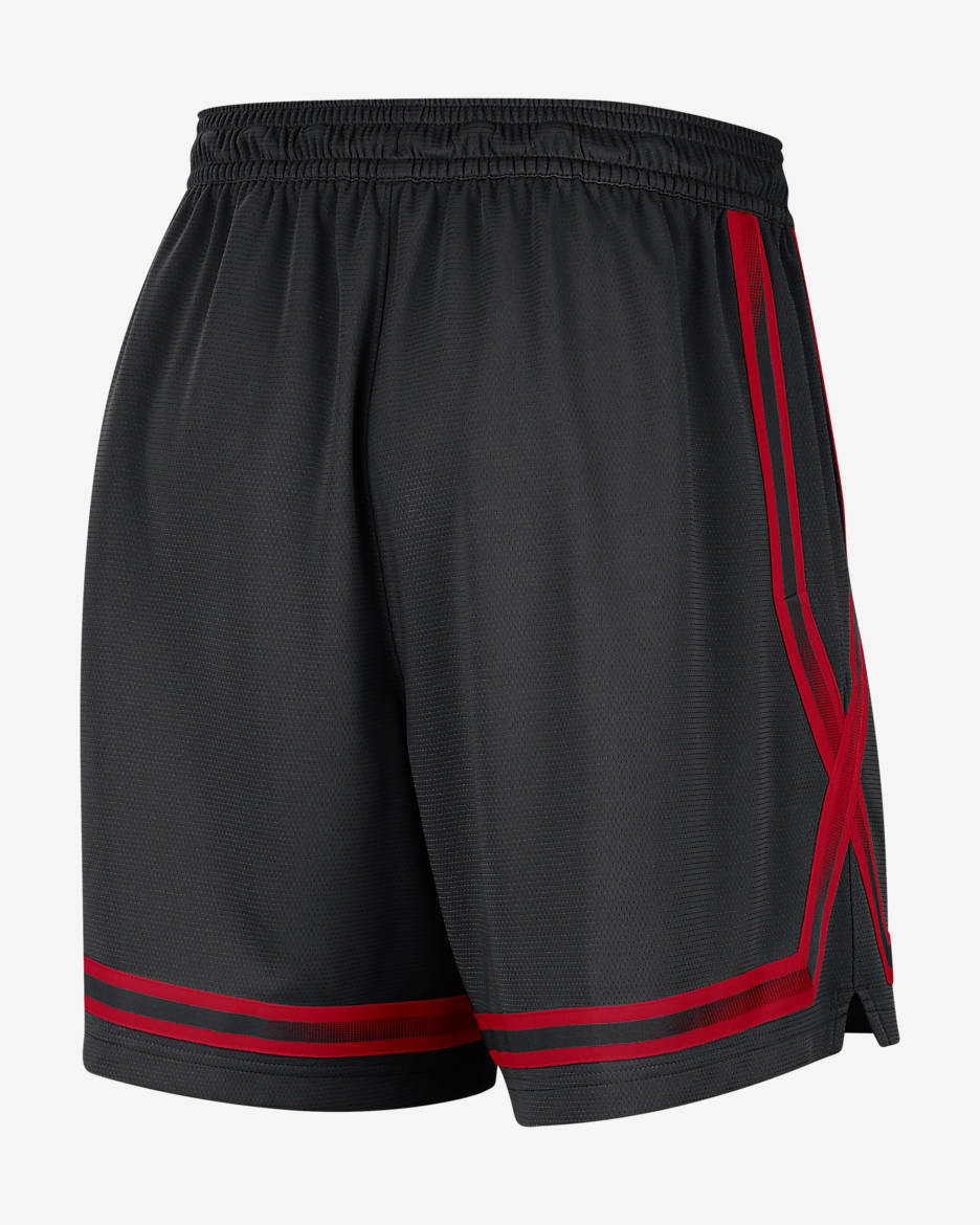 Chicago Bulls Fly Crossover Nike Dri-FIT NBA-shorts til kvinder - sort