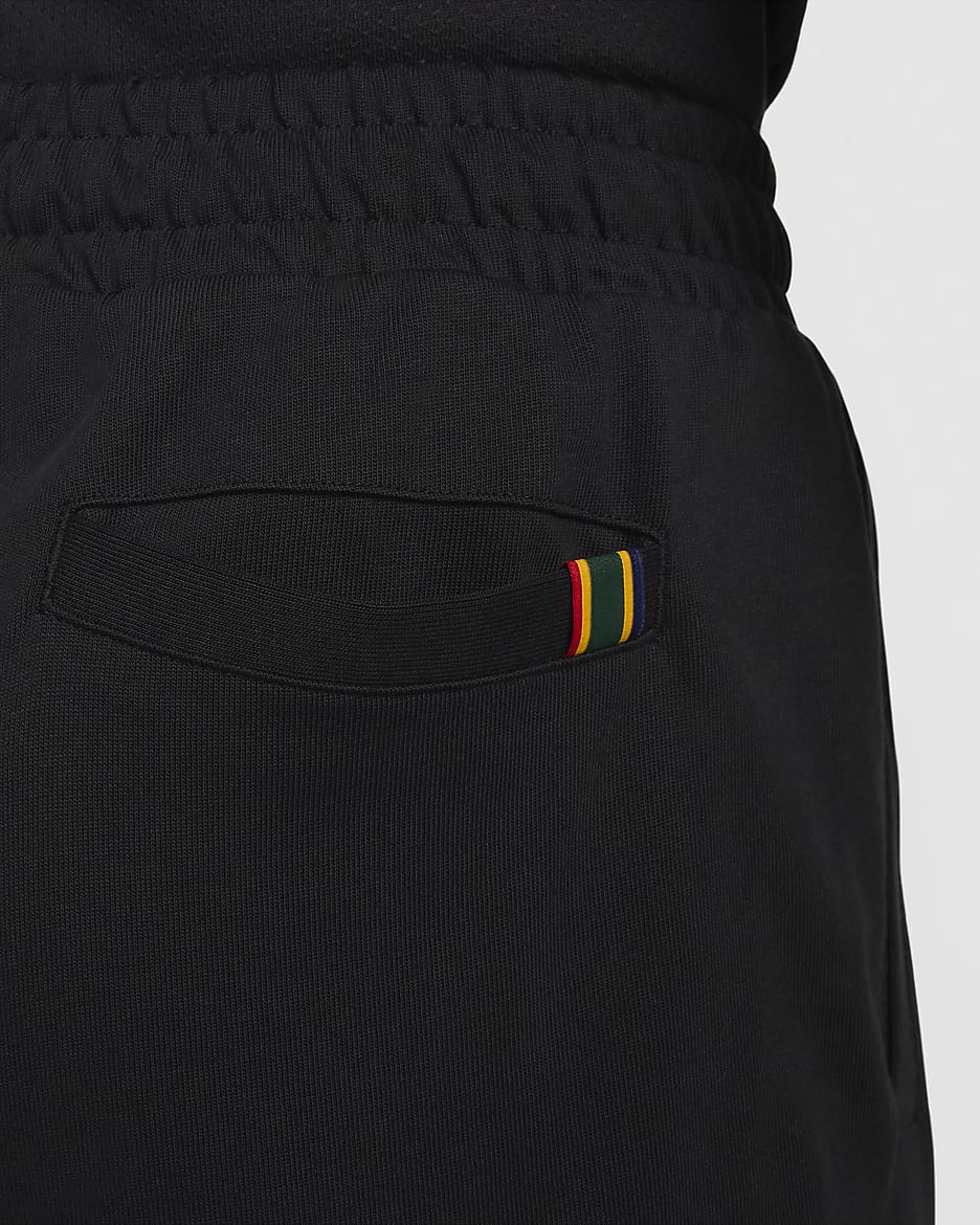 Shorts de tenis de 15 cm para hombre NikeCourt Heritage - Negro/Blanco/Peltre liso