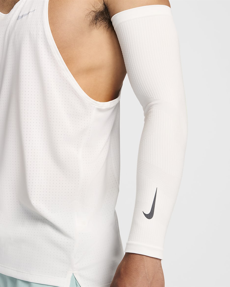 Nike Zoned Arm Sleeves - White