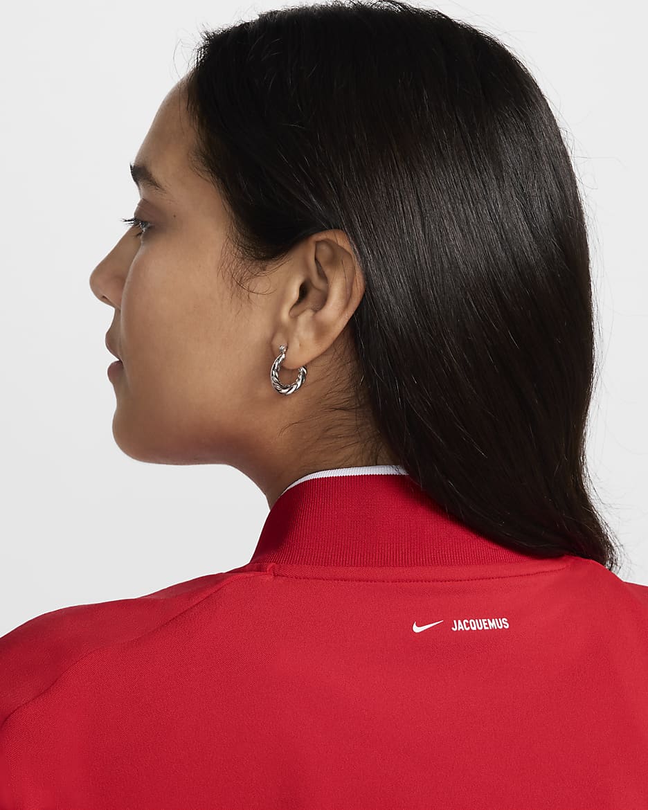 Vestido Nike x Jacquemus para mulher - Vermelho University/Branco