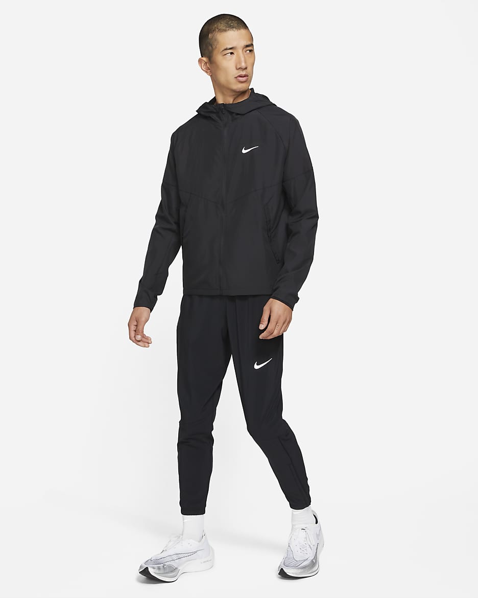 Nike Repel Miler Men's Running Jacket - Black/Black