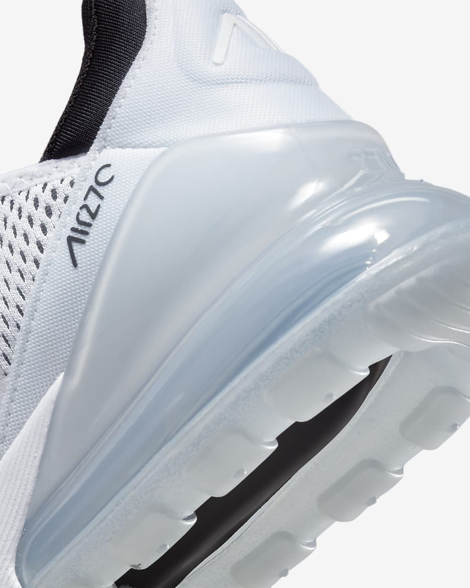 Nike Air Max 270 Women's Shoes - White/White/Black