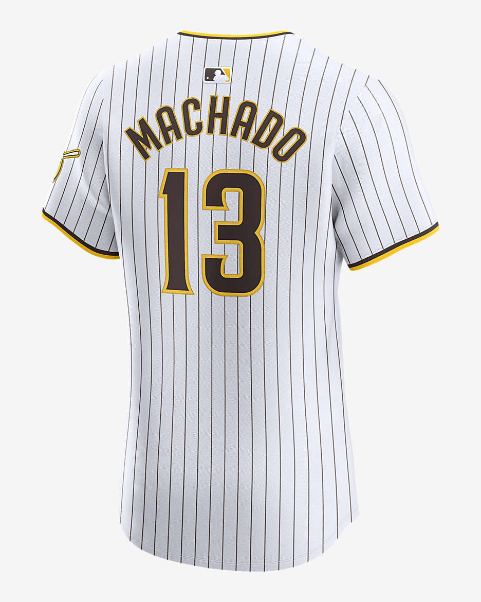 Manny Machado San Diego Padres Men's Nike Dri-FIT ADV MLB Elite Jersey - White