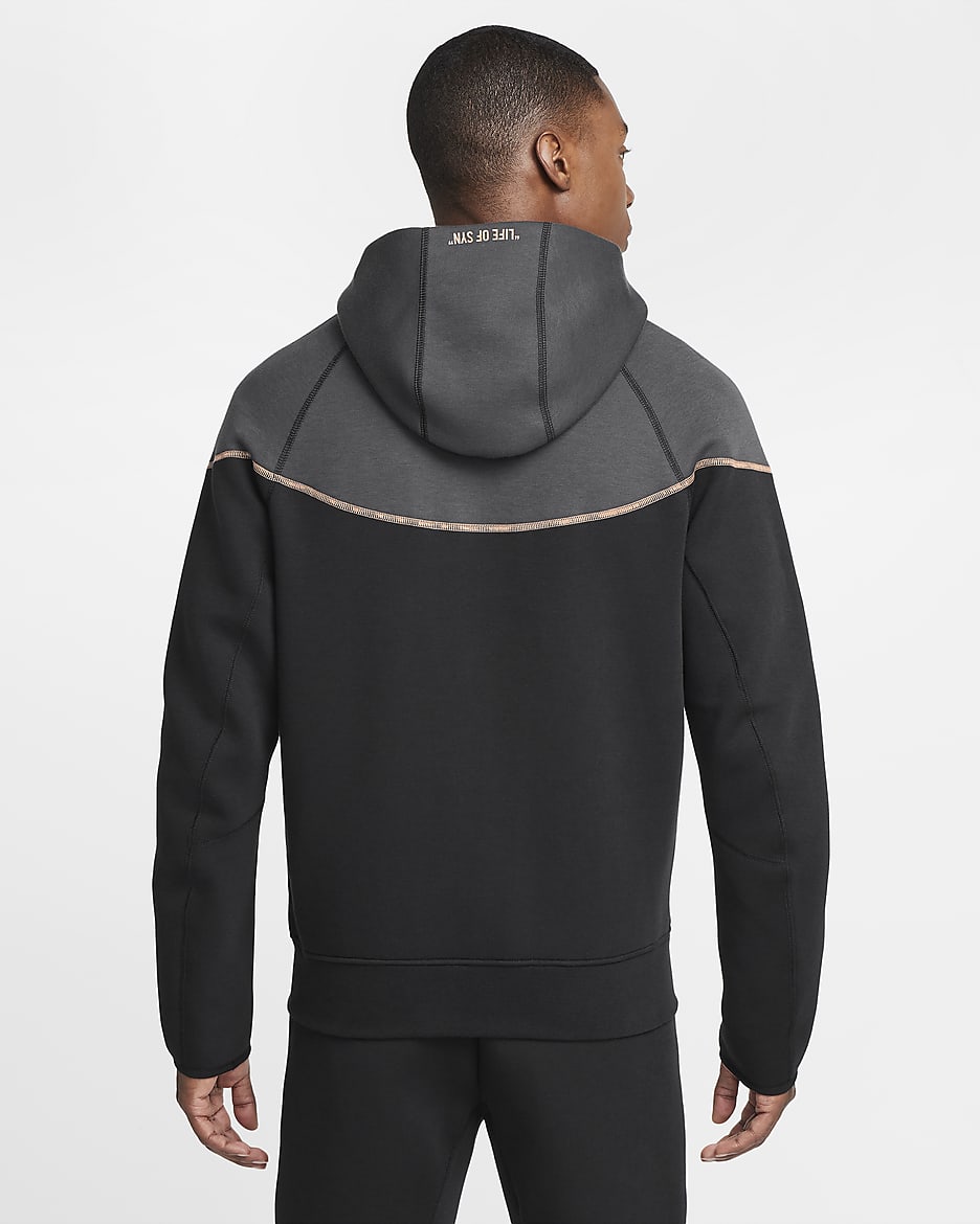 Nike Tech Fleece Windrunner x Central Cee hoodie met rits voor heren. Nike NL