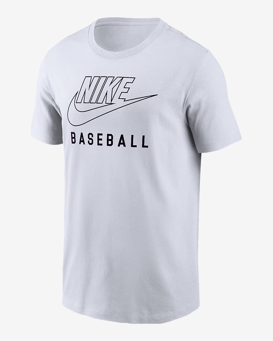 Nike Swoosh Men's Baseball T-Shirt - White