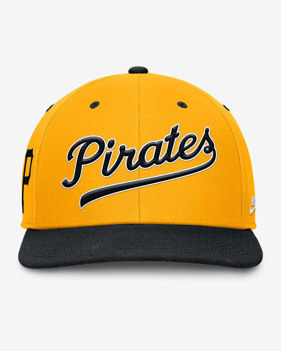 Pittsburgh Pirates Cooperstown Pro Men's Nike Dri-FIT MLB Adjustable Hat - Yellow