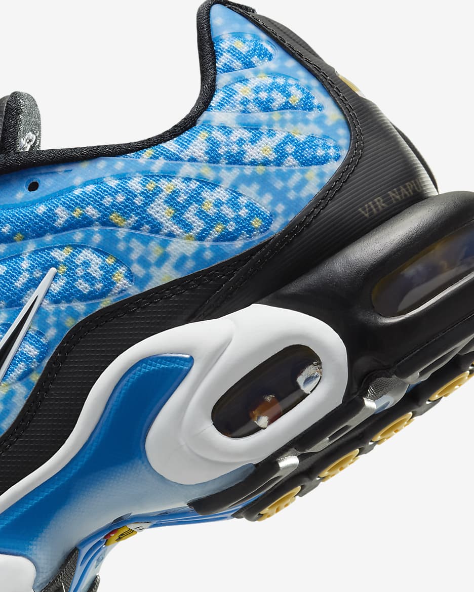 Nike Air Max Plus Men's Shoes - Light Photo Blue/White/Metallic Gold/Black