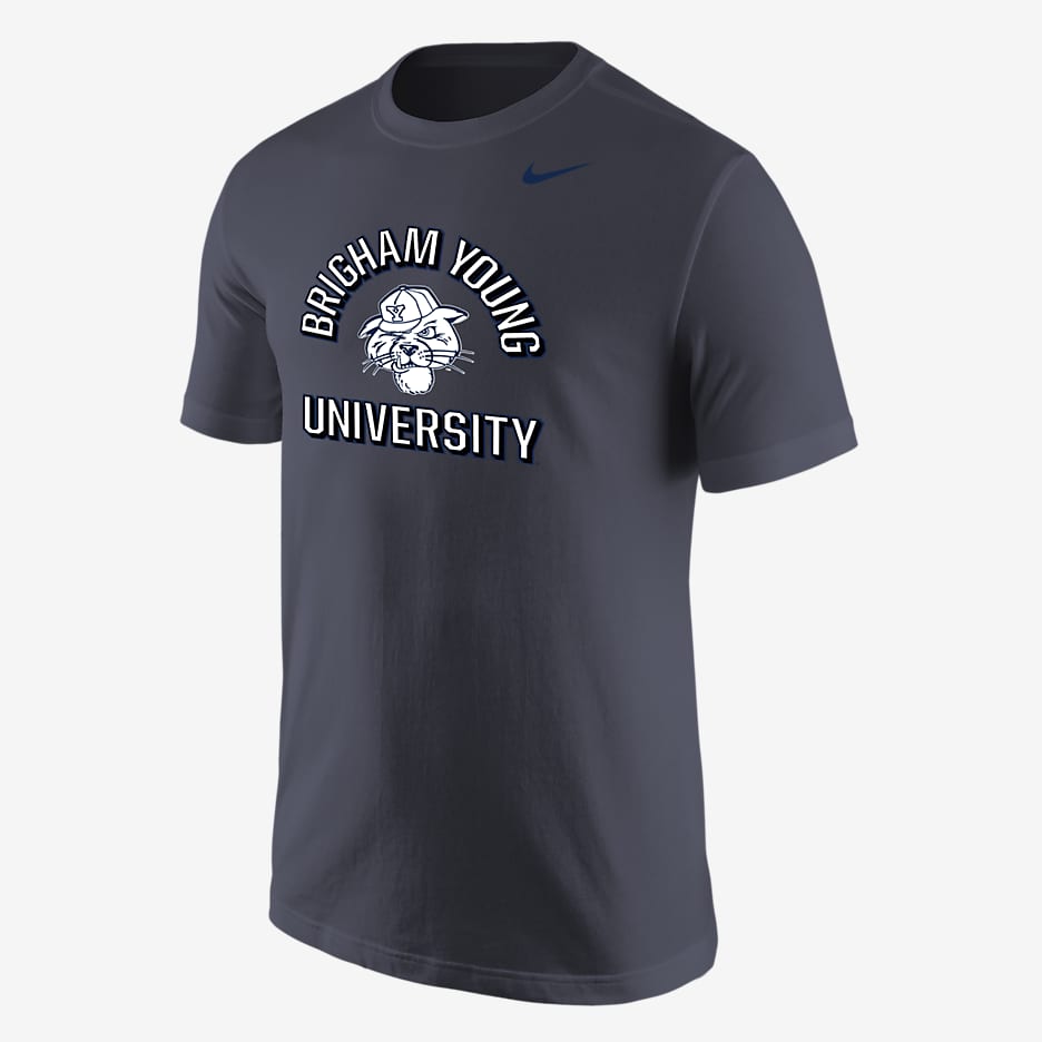 BYU Men's Nike College 365 T-Shirt - Anthracite