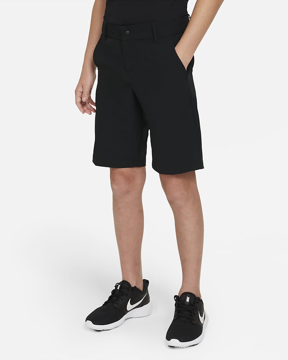 Nike Big Kids' (Boys') Golf Shorts - Black/White