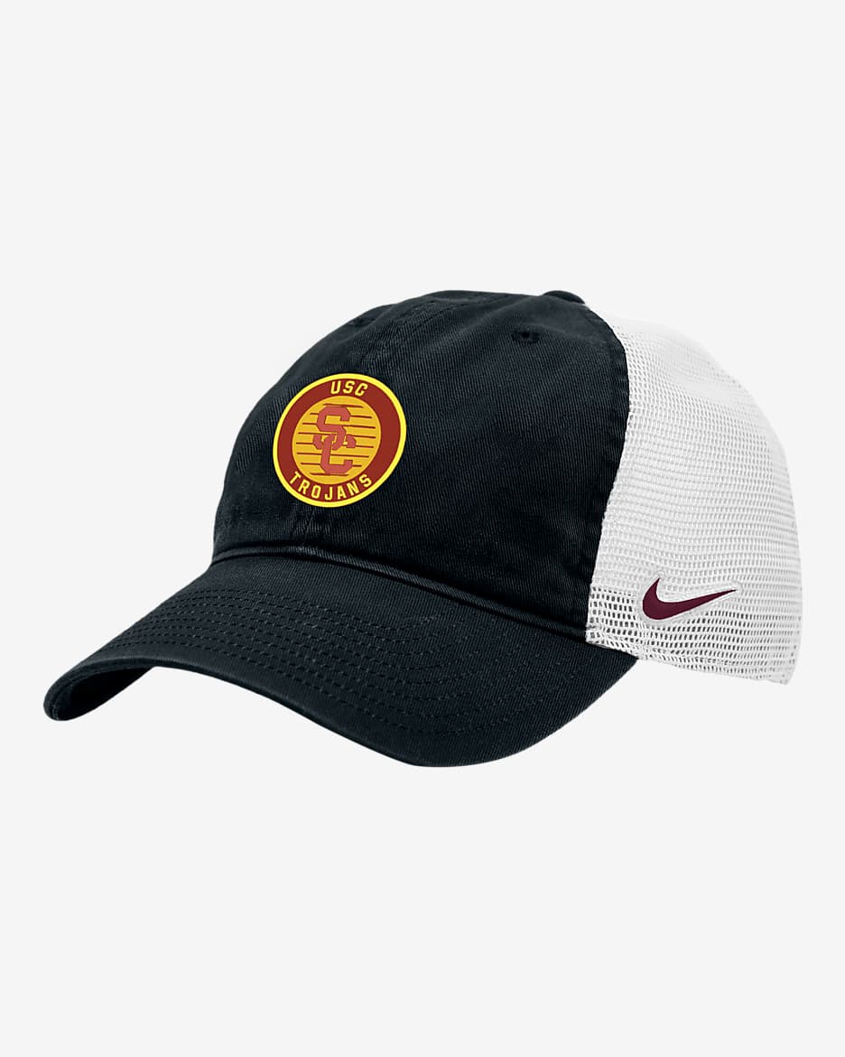 USC Heritage86 Nike College Trucker Hat - Black
