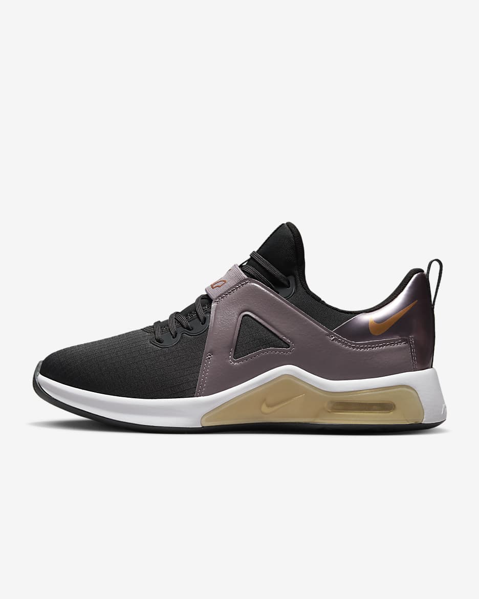Nike Air Max Bella TR 5 Premium Women's Training Shoes - Dark Smoke Grey/Purple Smoke/Metallic Gold/Metallic Copper