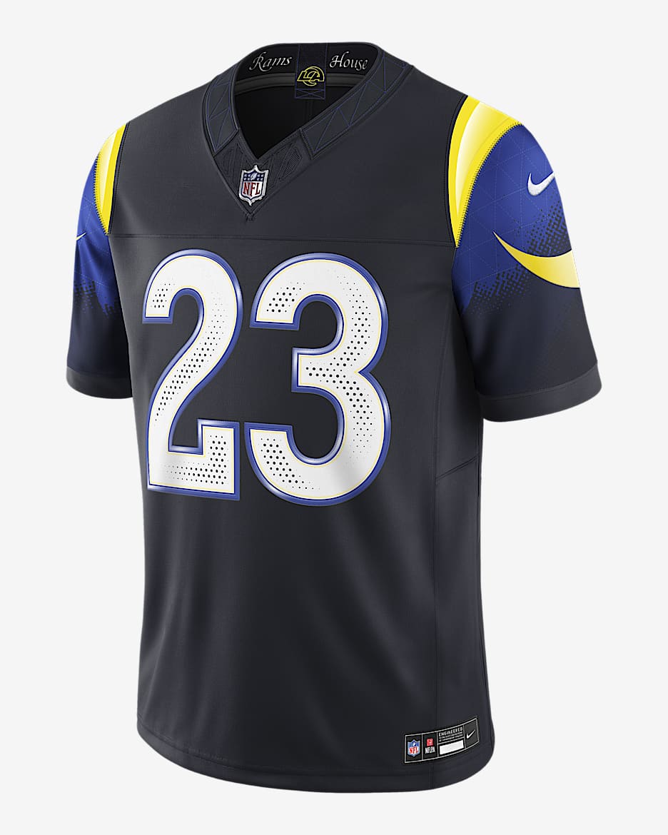 Kyren Williams Los Angeles Rams Rivalries Collection Men's Nike Dri-FIT NFL Limited Jersey - Blue
