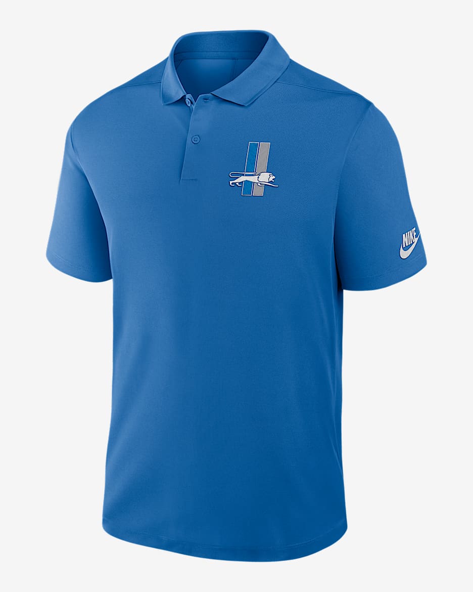 Polo Nike Dri-FIT de la NFL para hombre Detroit Lions Rewind Victory - Royal