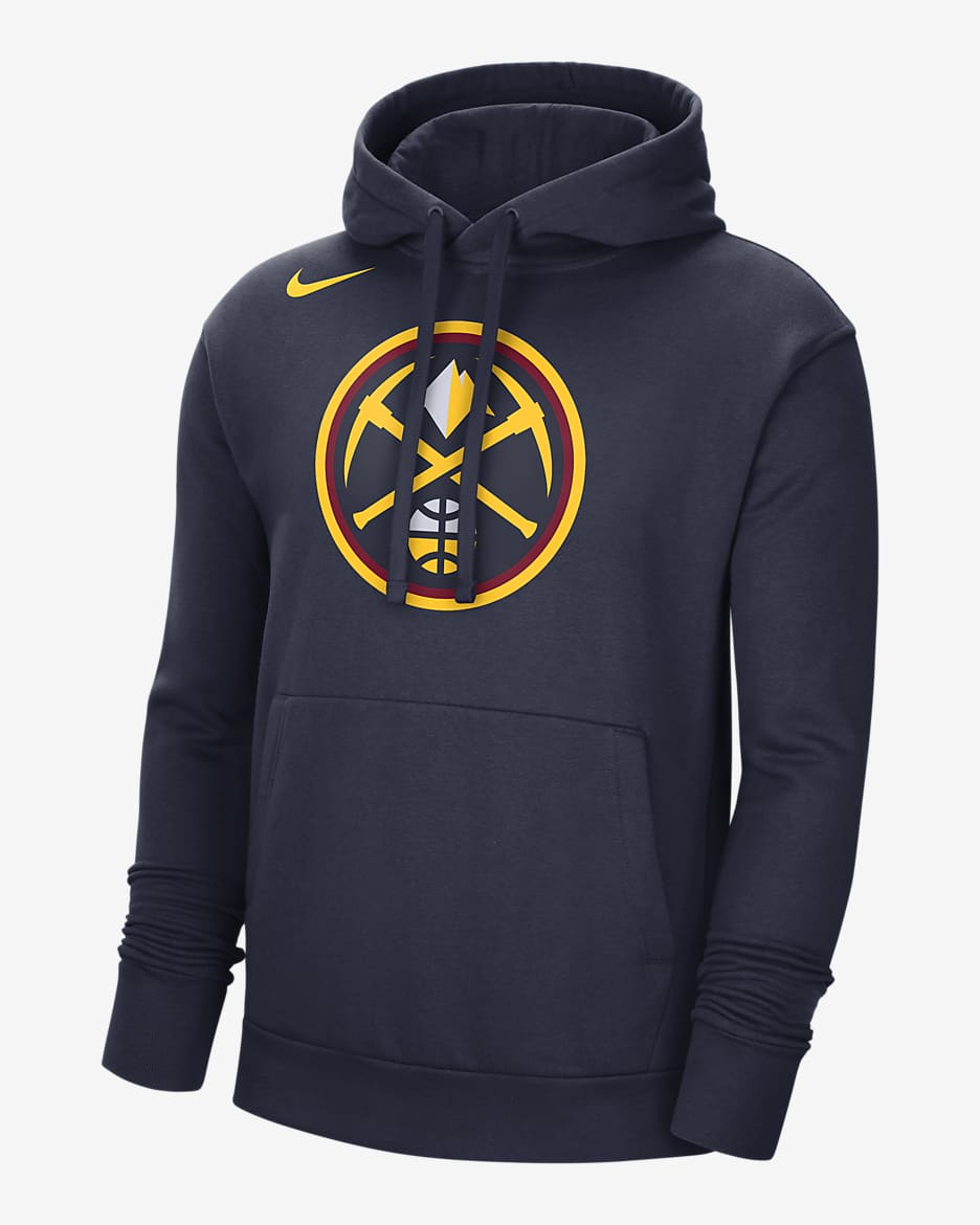 Denver Nuggets Men's Nike NBA Fleece Pullover Hoodie - College Navy