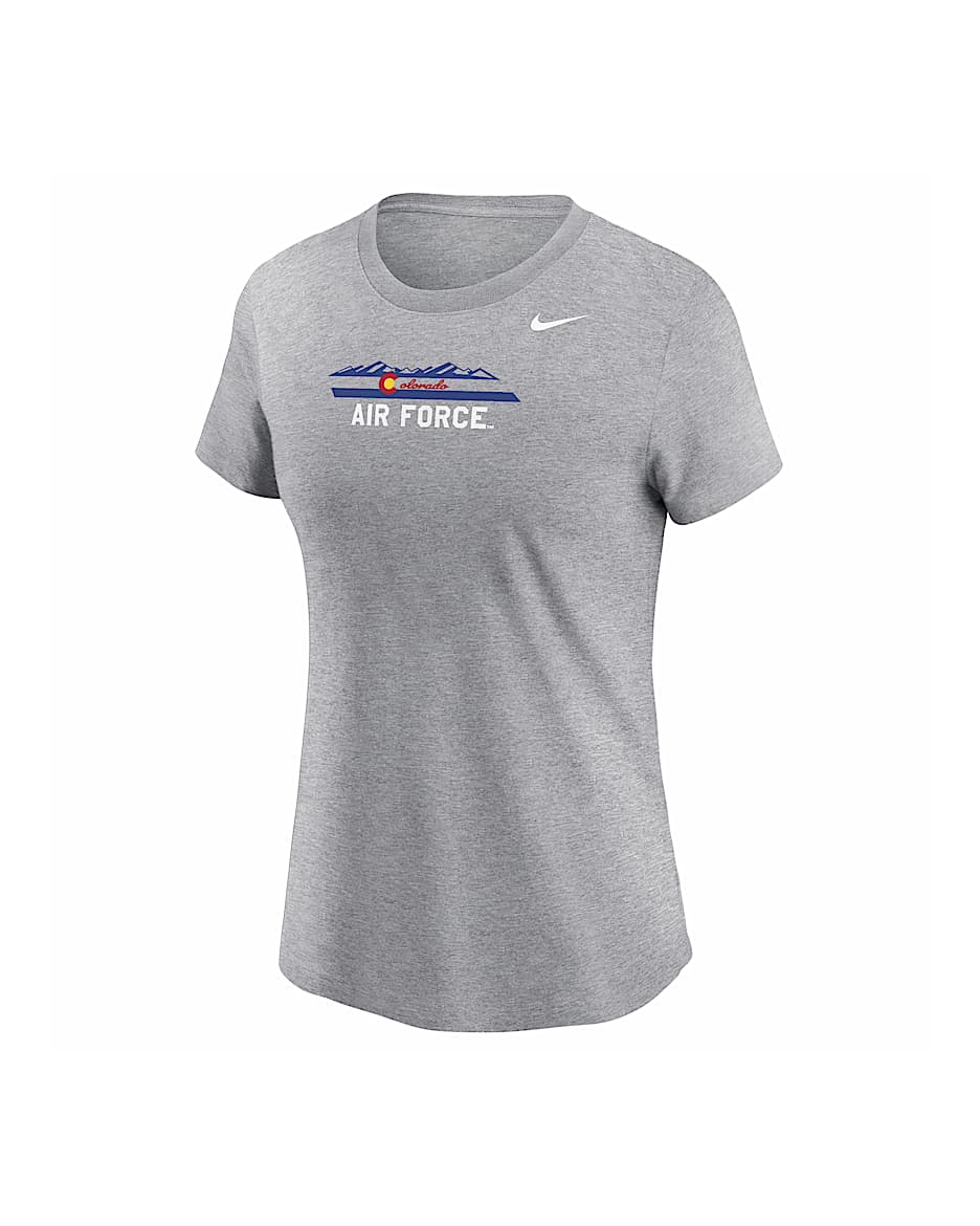 Air Force Women's Nike College T-Shirt - Grey
