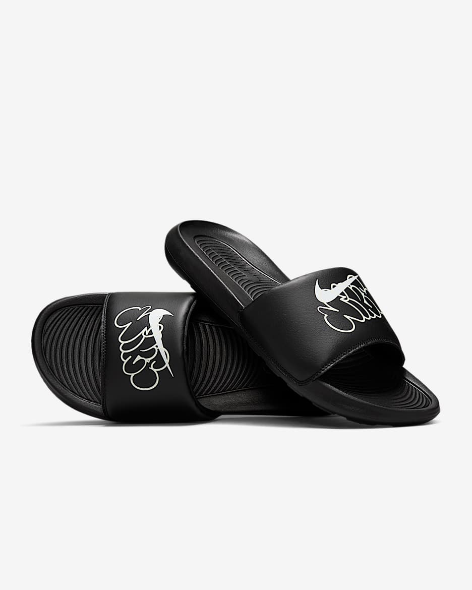 Nike Victori One Men's Slides - Black/Sail/White