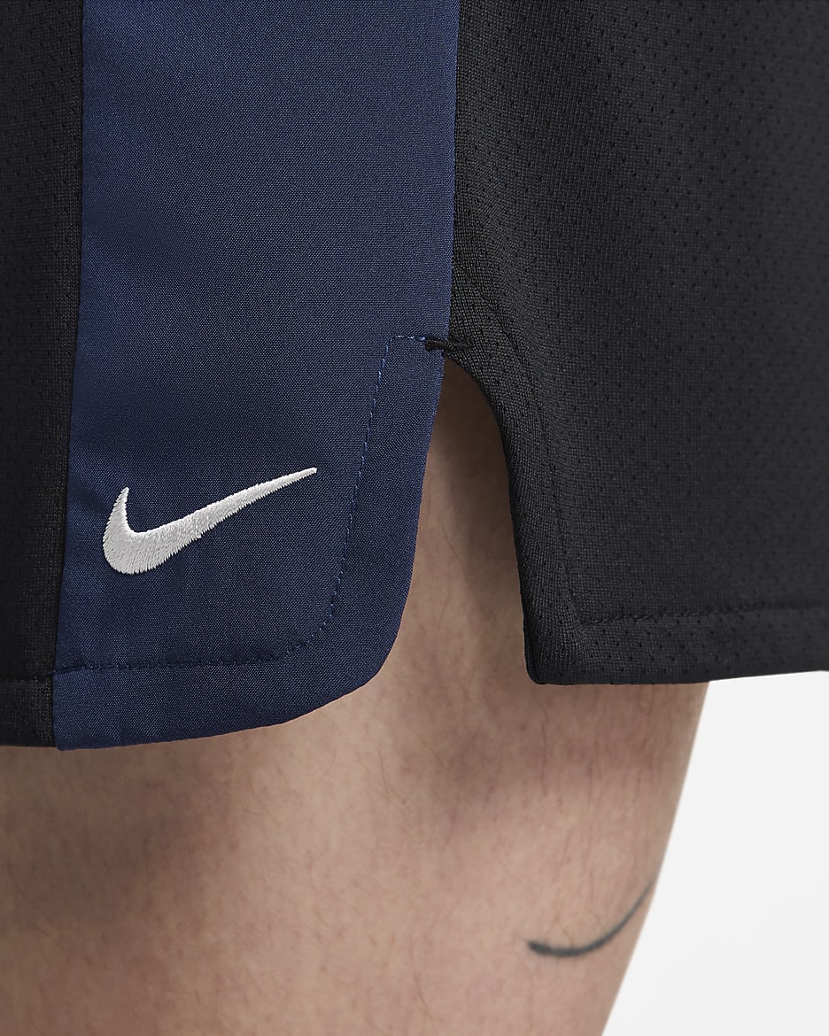 Nike Track Club Men's Dri-FIT 13cm (approx.) Brief-Lined Running Shorts - Black/Midnight Navy/Summit White