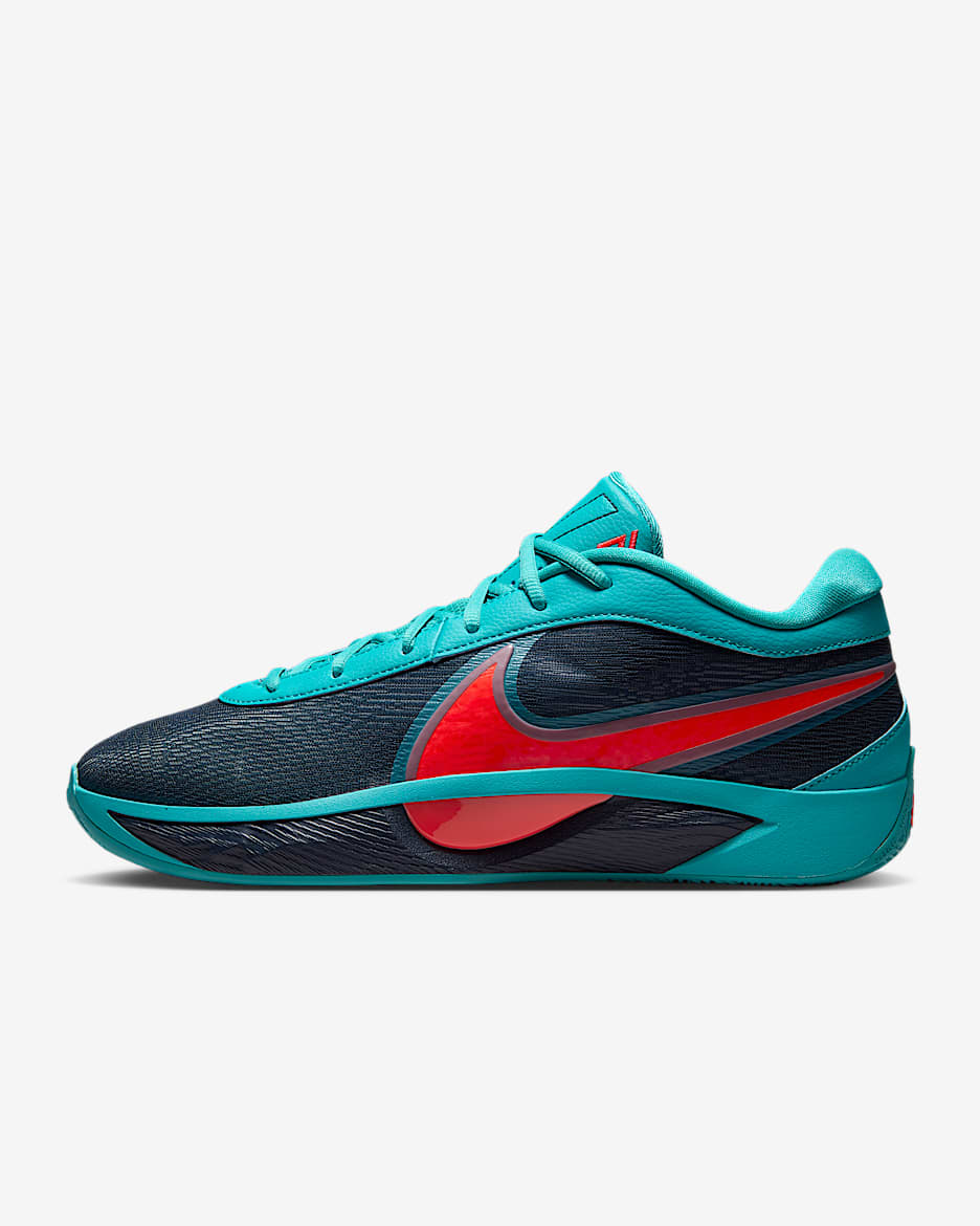 Giannis Freak 6 EP Basketball Shoes - Dusty Cactus/Bright Crimson/Obsidian