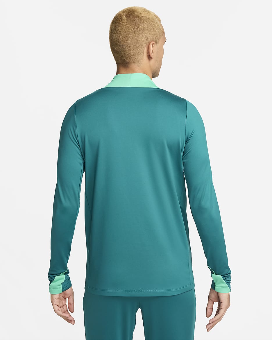 Portugal Strike Nike Dri-FIT Fußball-Drill-Oberteil für Herren - Geode Teal/Kinetic Green/Sail