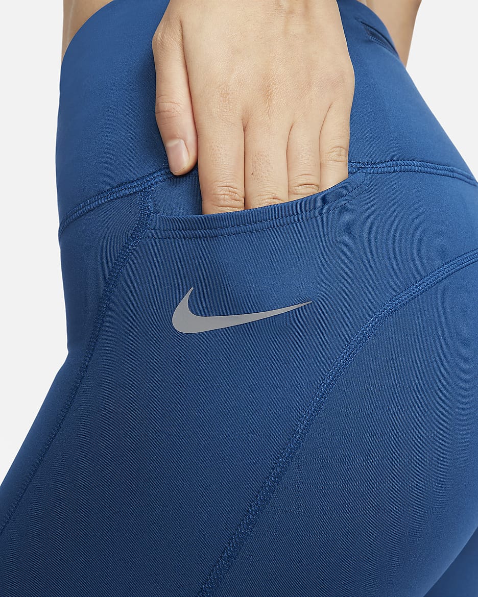 Nike Epic Fast Women's Mid-Rise Running Leggings - Court Blue