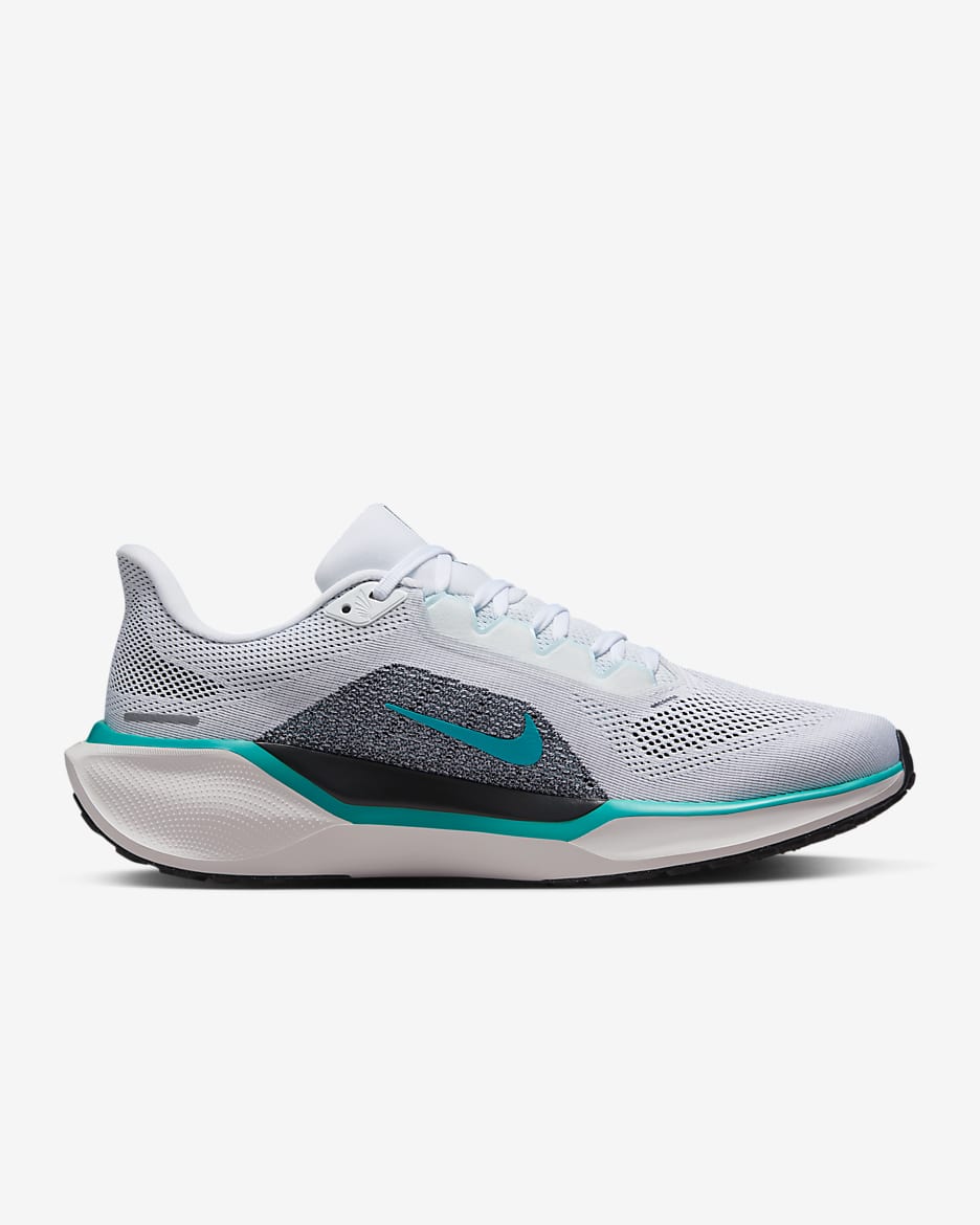 Sapatilhas de running para estrada Nike Pegasus 41 para homem - Branco/Dusty Cactus/Azul Glacier/Preto