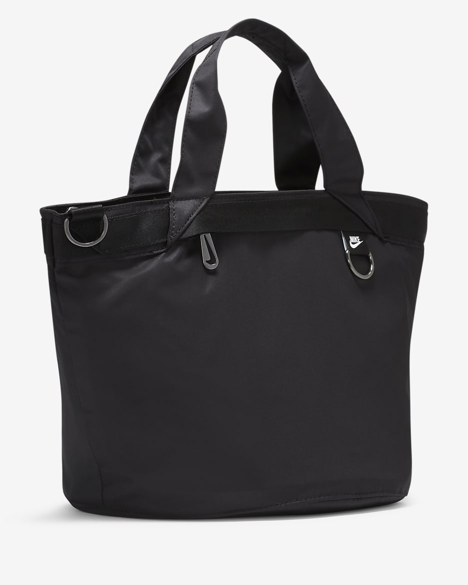 Nike Sportswear Futura Luxe Women's Tote (10L) - Black/Black/Light Smoke Grey