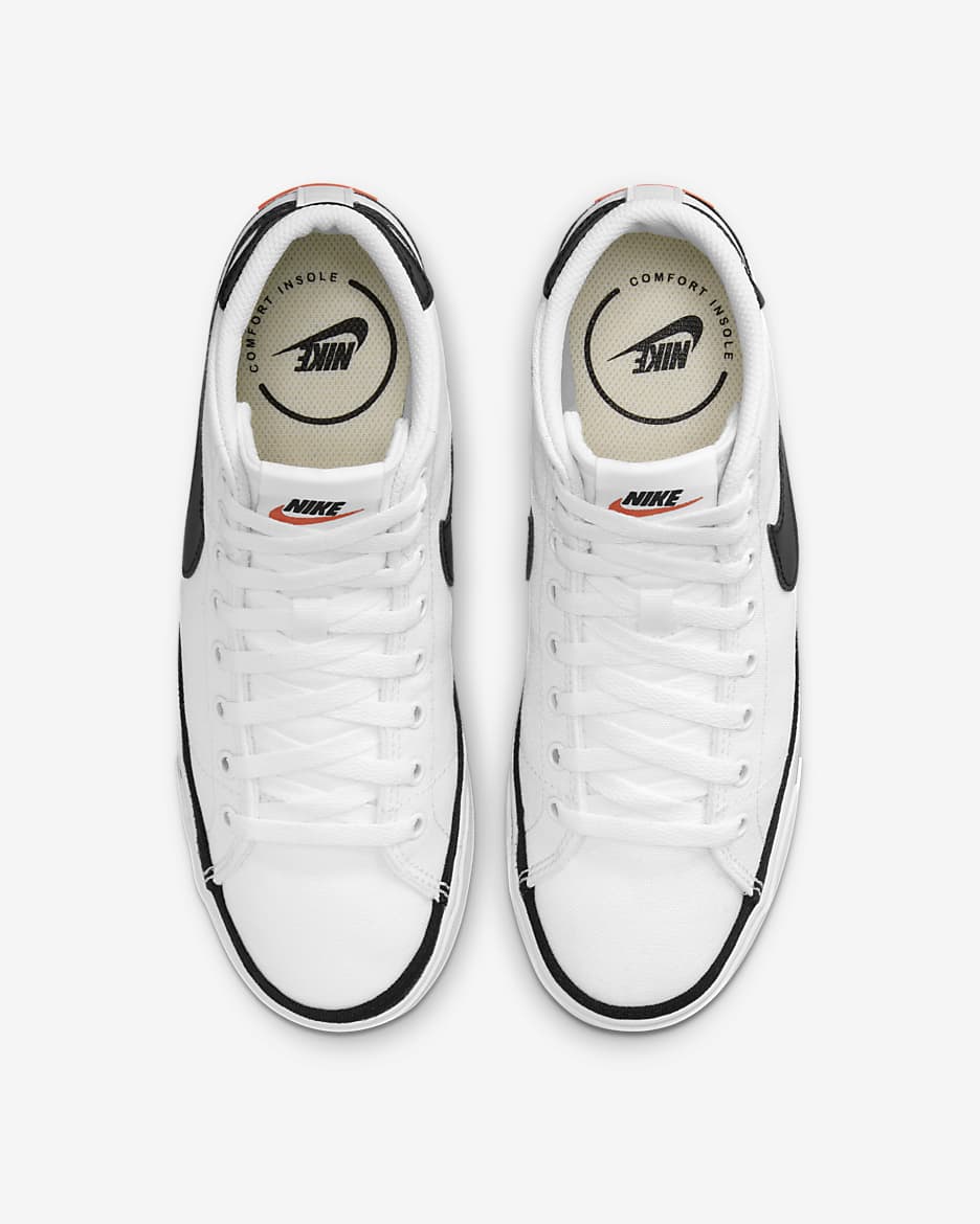 NikeCourt Legacy Canvas Mid Women s Shoe Nike SG NikeCourt Legacy Canvas Mid Women s Shoe Nike SG