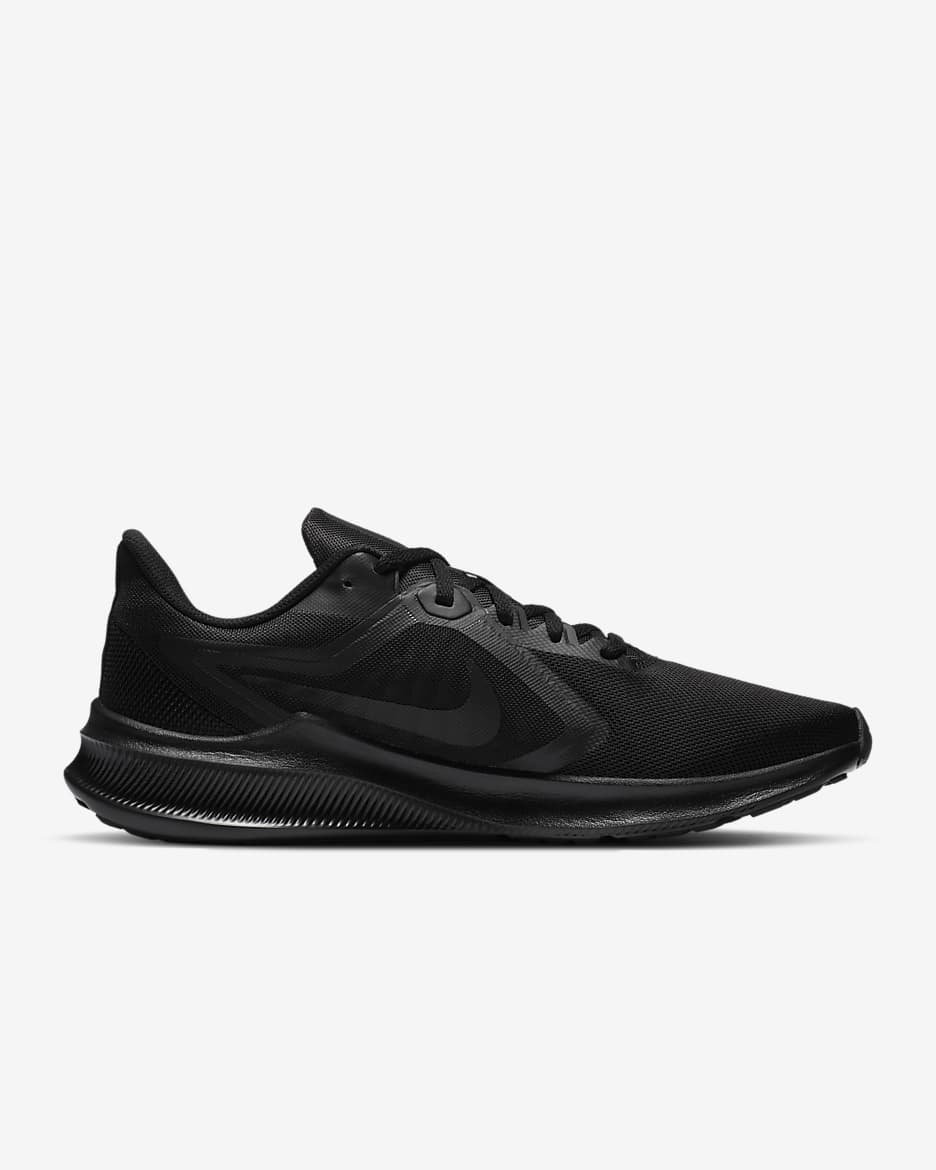 Nike Downshifter 10 Men's Road Running Shoes - Black/Iron Grey/Black