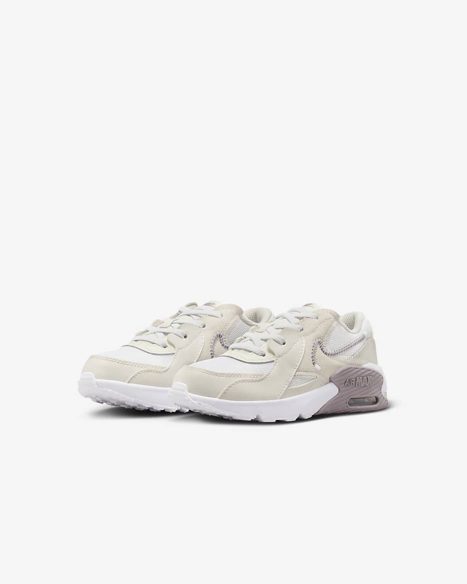 Nike Air Max Excee Younger Kids' Shoes - White/Phantom/Sail/Light Violet Ore