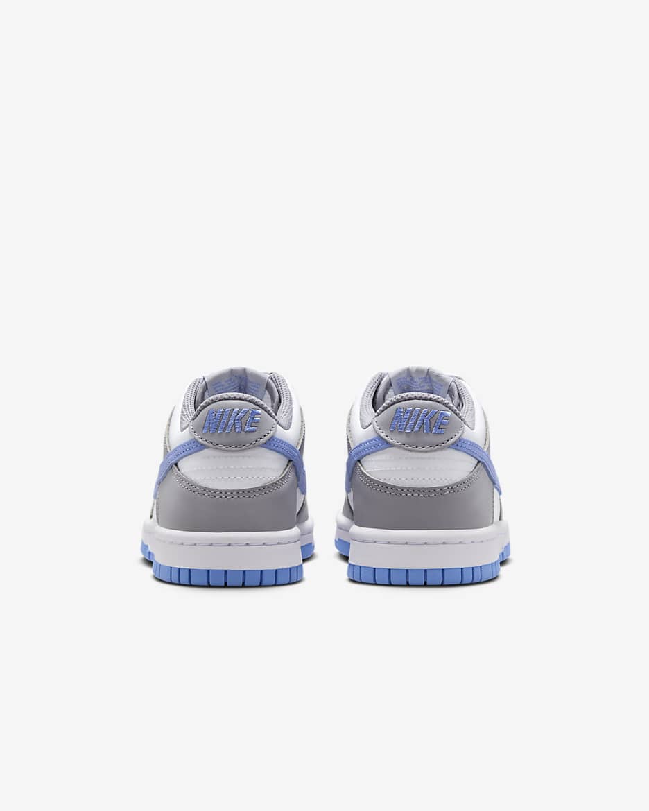 Buty dla dużych dzieci Nike Dunk Low - Biel/Cement Grey/Royal Pulse