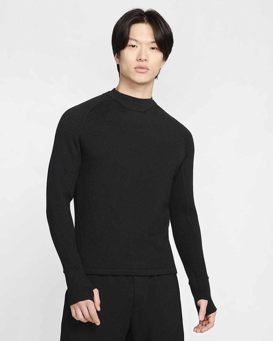 Nike Every Stitch Considered Men's Long-Sleeve Computational Knit Top - Black