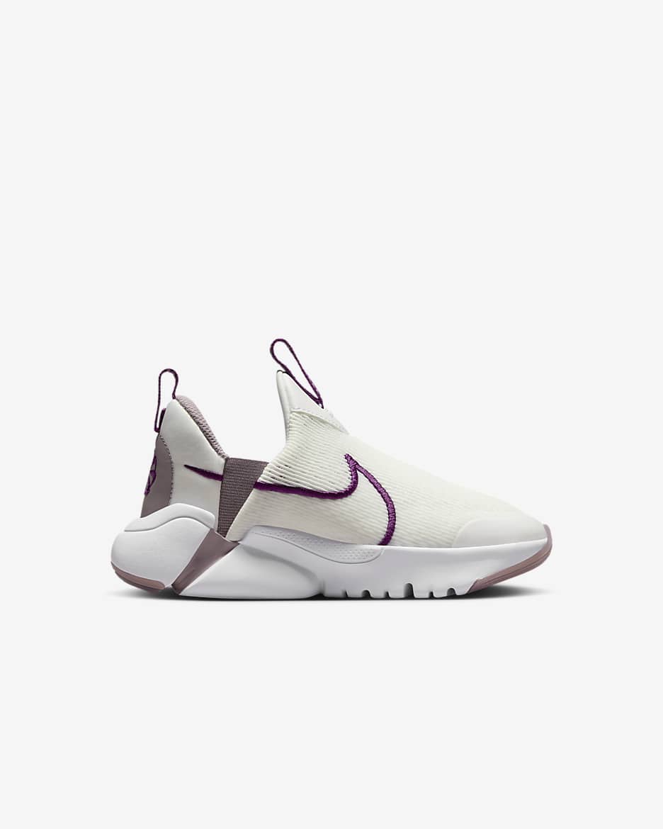 Nike Flex Plus 2 Younger Kids' Shoes - Summit White/Light Violet Ore/White/Viotech