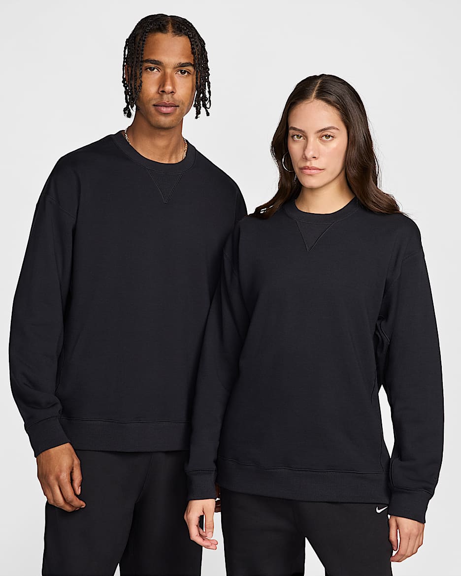 Sudadera de cuello redondo Nike Wool Classics - Negro