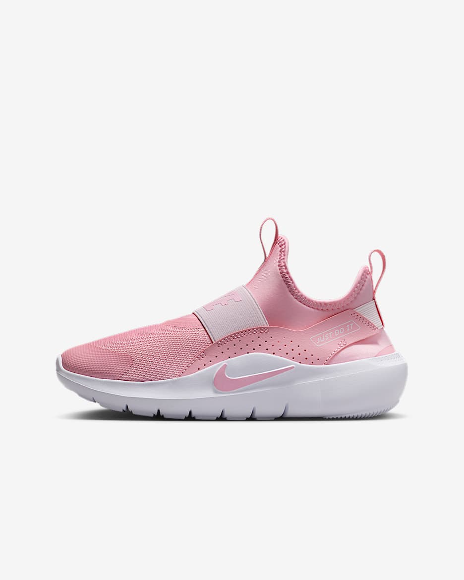Nike Flex Runner 4 大童跑鞋 - Medium Soft Pink/Pink Foam/白色/Medium Soft Pink