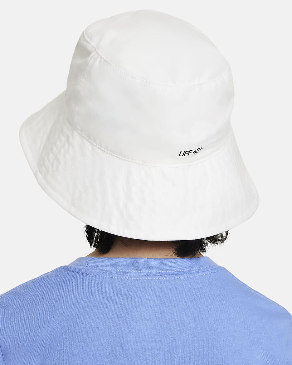 Gorro tipo pescador para niños de preescolar Nike - Blanco