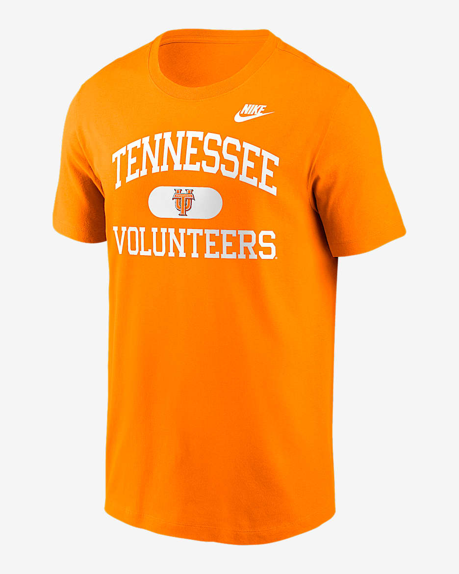 Playera universitaria Nike para hombre Tennessee Legacy Alma Mater - Naranja