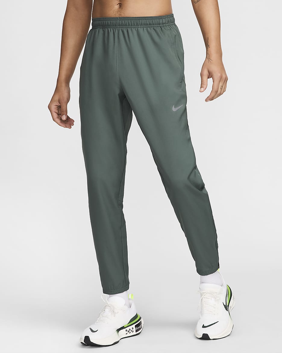 Nike Challenger Men's Dri-FIT Woven Running Trousers - Vintage Green/Black