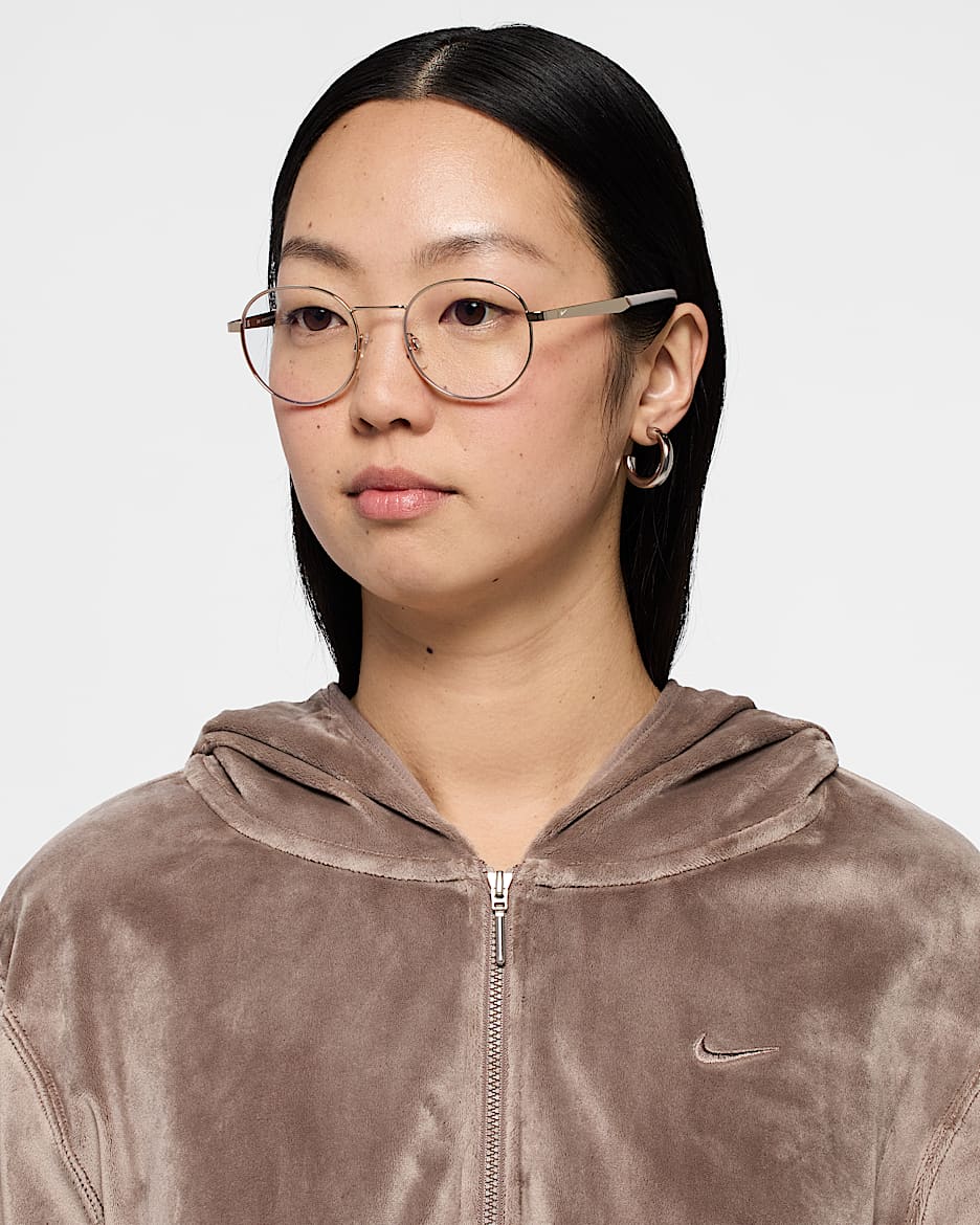 Nike Traveler Drift Blue Light Glasses - Gold