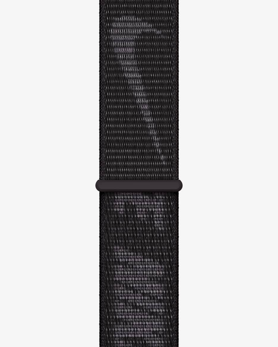 45 mm Black Nike Sport Loop-rem – standard - sort