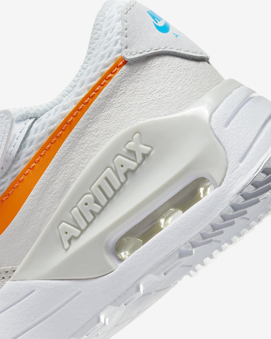 Nike Air Max SYSTM Younger Kids' Shoes - White/Phantom/Photon Dust/Total Orange