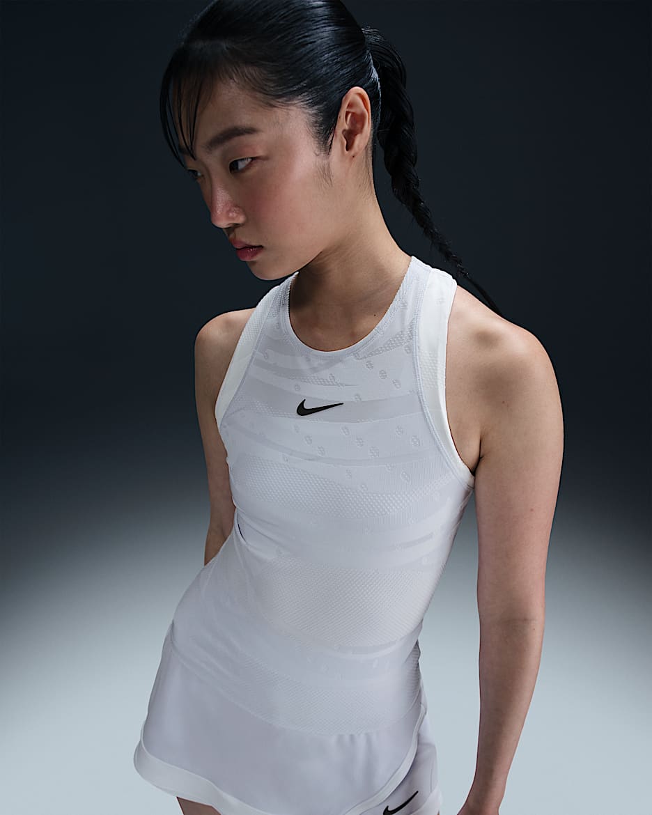 NikeCourt Slam Women's Tank Top - Football Grey/White/Medium Ash